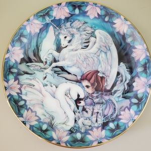 Reco 1991 "Only With The Heart" Unicorn Plate
